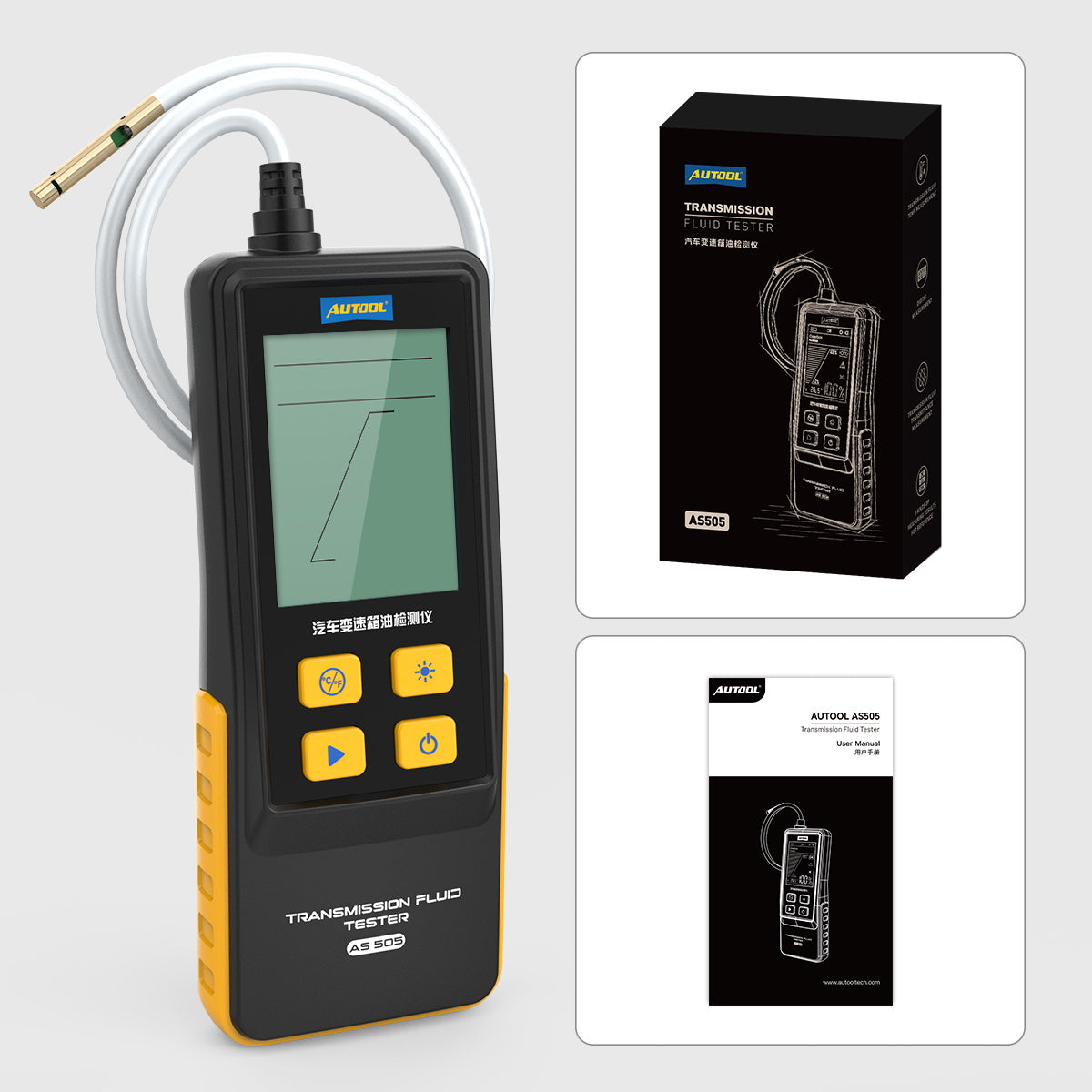 AUTOOL AS505 ATF Transmission Oil Tester – Professzionális Váltóolaj Minőségmérő