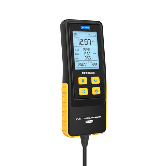 AUTOOL PT635 prémium üzemanyagnyomás-mérő | Hőmérséklet kijelzés, 0–426.6 PSI