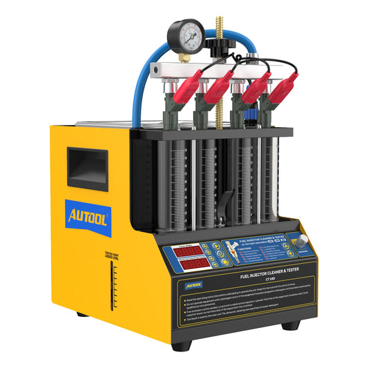 AUTOOL CT160 üzemanyag befecskendező tesztelő és ultrahangos tisztító – 4 hengeres autókhoz és motorokhoz