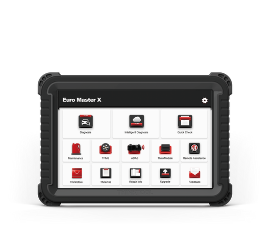 THINKCAR THINKTOOL Euro Master X – 10” professzionális diagnosztikai tablet, J2534, DoIP, CAN FD, opcionális ADAS és HD diagnosztika