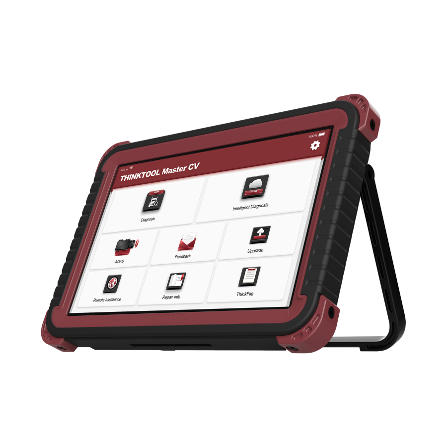 THINKCAR THINKTOOL Euro Master CV – 10” professzionális teherautó diagnosztikai tablet, 190+ márka támogatással, opcionális ADAS és moduláris bővítéssel