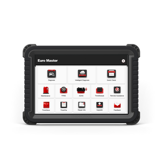 THINKCAR THINKTOOL Euro Master – 10” professzionális autódiagnosztikai tablet, 41 szerviz reset, opcionális ADAS és HD diagnosztika