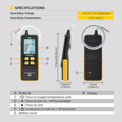 AUTOOL AS505 ATF Transmission Oil Tester – Professzionális Váltóolaj Minőségmérő