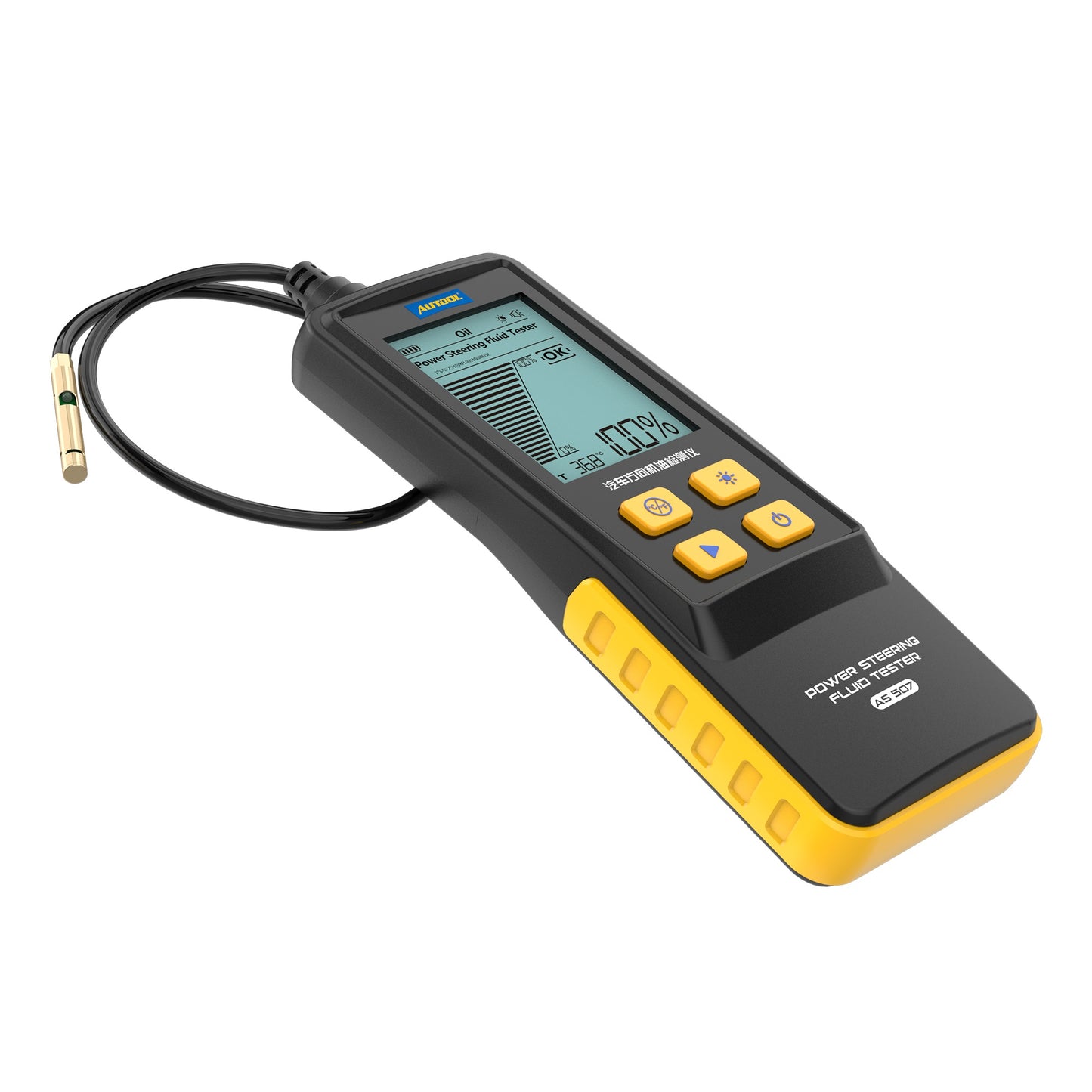 AUTOOL AS507 Power Steering Fluid Tester – Szervokormány Olajminőség Mérő