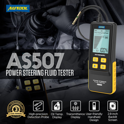AUTOOL AS507 Power Steering Fluid Tester – Szervokormány Olajminőség Mérő