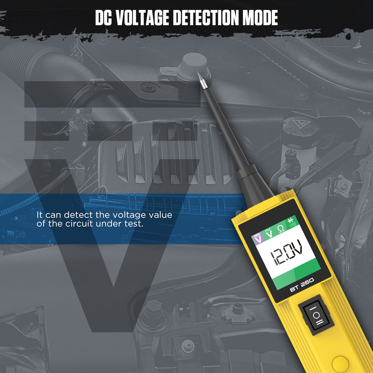 AUTOOL BT260 Elektromos Áramkör Teszter – 12V/24V Profi Járművillamossági Műszer