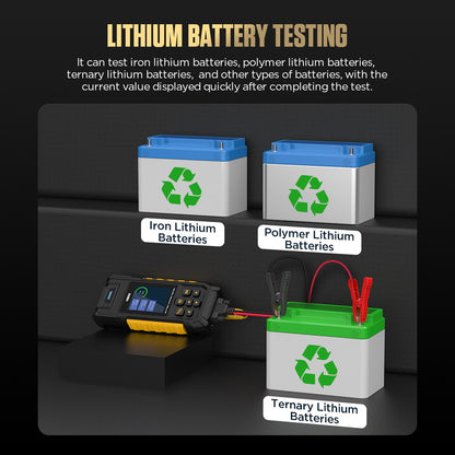 AUTOOL BT960 akkumulátor teszter – lítium akku teszt & szivárgásfigyelés