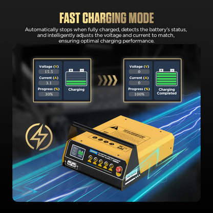 AUTOOL EM365 – 150A ECU Programozó Tápegység és Gyors Akkumulátortöltő