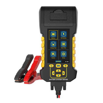 AUTOOL BT880 akkumulátor teszter – nyomtató & szivárgásmérés