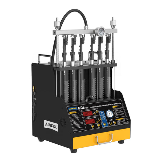 AUTOOL CT450 ultrahangos injektor tisztító és tesztelő – 6 hengeres GDI, EFI, FSI befecskendező gép
