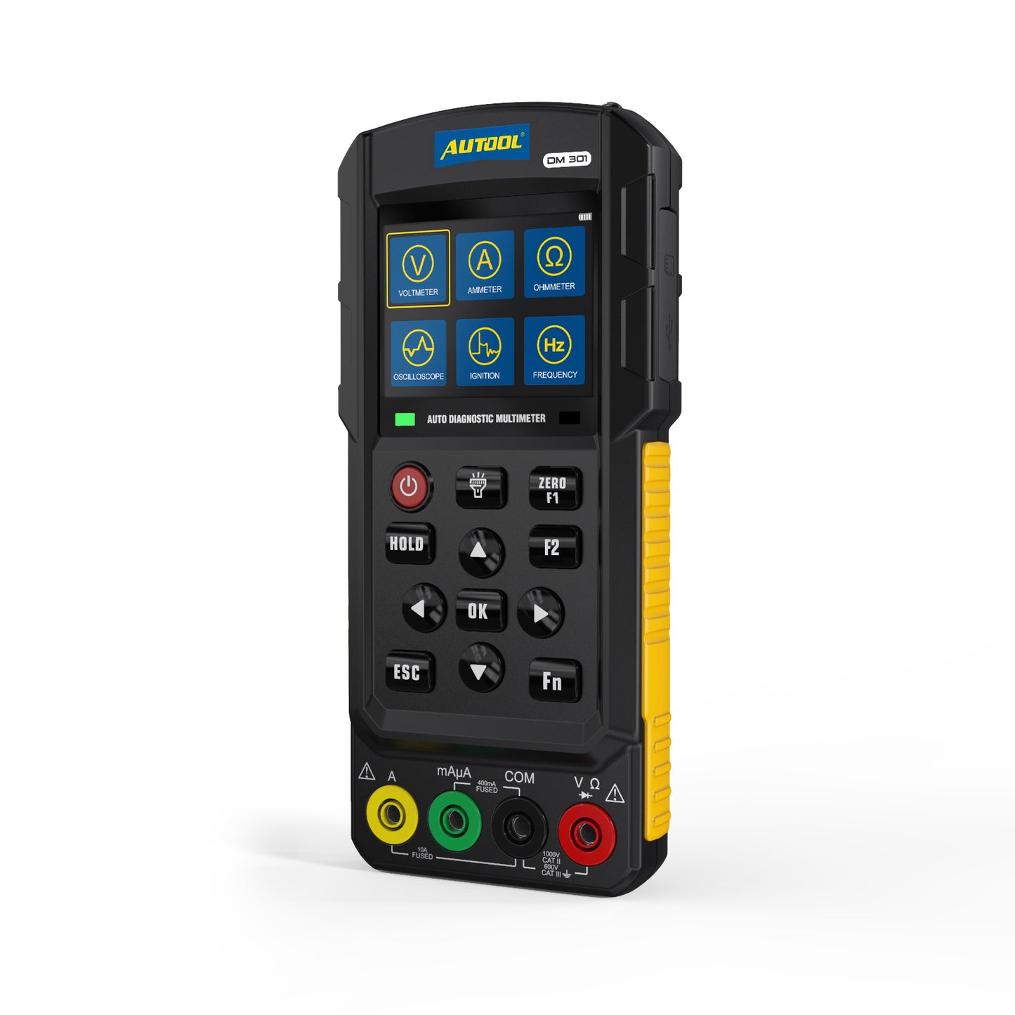 AUTOOL DM301 Diagnosztikai Multiméter – Oszcilloszkóp és True RMS Autóelektronikai Tesztelő