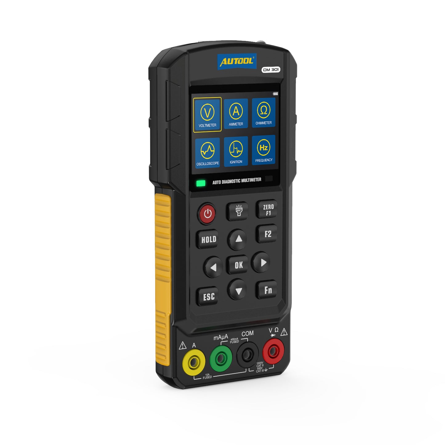 AUTOOL DM301 Diagnosztikai Multiméter – Oszcilloszkóp és True RMS Autóelektronikai Tesztelő