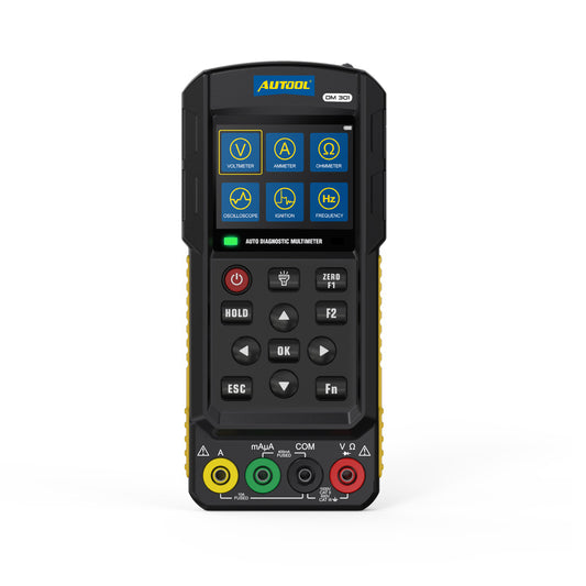 AUTOOL DM301 Diagnosztikai Multiméter – Oszcilloszkóp és True RMS Autóelektronikai Tesztelő