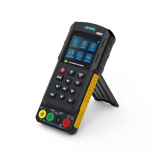 AUTOOL DM301 Diagnosztikai Multiméter – Oszcilloszkóp és True RMS Autóelektronikai Tesztelő