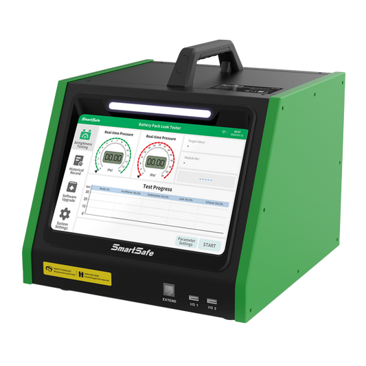 SmartSafe ET30 – EV akkumulátor szivárgásvizsgáló (alacsony nyomású, nagy pontosságú leak detector)