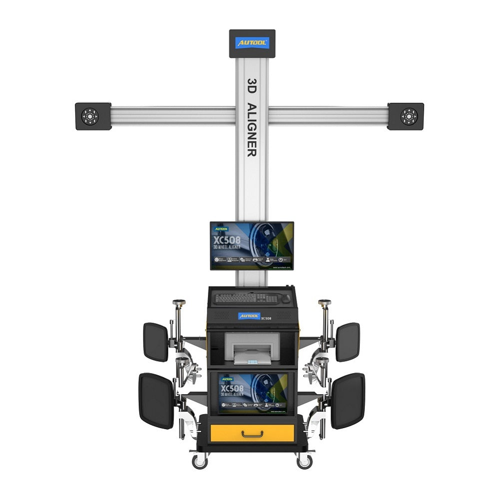 AUTOOL XC508 3D futóműállító gép (3D Wheel Aligner) – Teljesen automata futómű-beállító rendszer