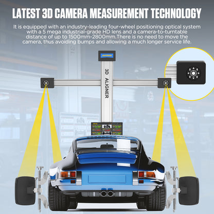 AUTOOL XC508 3D futóműállító gép (3D Wheel Aligner) – Teljesen automata futómű-beállító rendszer