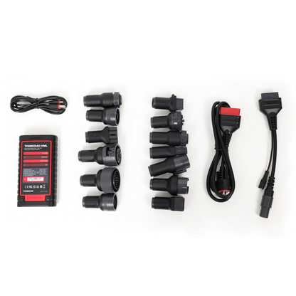 THINKCAR Heavy Duty Pack – Profi teherautó diagnosztikai csomag 150+ márkához, 13 speciális csatlakozóval