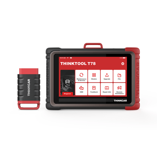 THINKCAR THINKTOOL T78 – professzionális OBD2 diagnosztikai tablet, 34 szerviz reset, kétirányú vezérlés