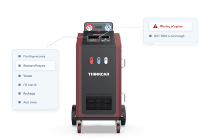 ThinkCar AC100 – Intelligens klímaszerviz állomás (R134a & R1234yf támogatással)