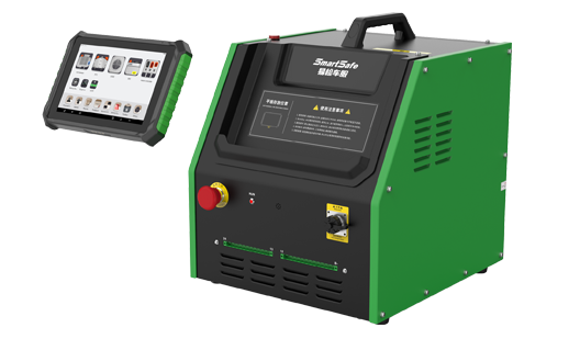 SmartSafe CE39 – 4 az 1-ben EV diagnosztikai, kiegyenlítő és töltő/kisütő berendezés (EV Diagnose, Equalize & Charge/Discharge Equipment)