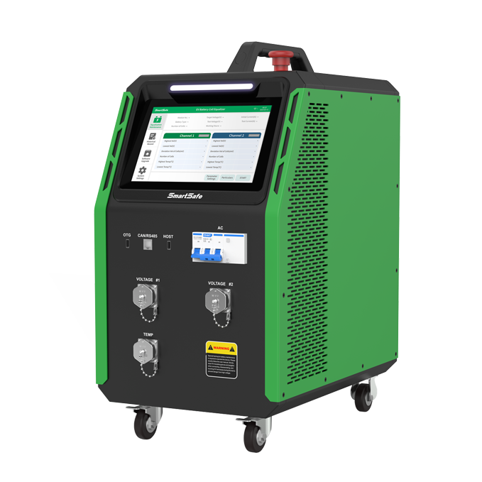 SmartSafe EB480 – EV lítium akkumulátor cella kiegyenlítő berendezés (Battery Cell Equalizer, 48 cella)