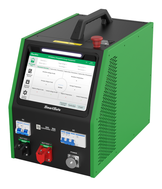 SmartSafe EP401 – EV akkumulátor töltő és kisütő berendezés (Charge & Discharge Equipment)