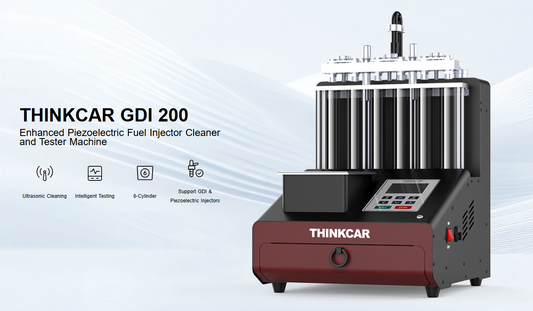 Thinkcar GDI 200 – Professzionális ultrahangos injektor tesztelő és tisztító (6 henger, GDI & Piezo támogatással)