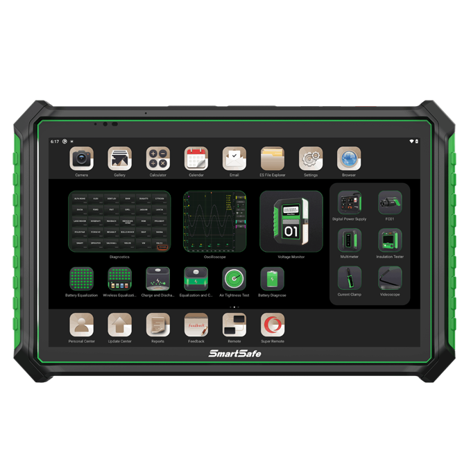 SmartSafe P13 – EV diagnosztikai és akkumulátor tesztelő berendezés (EV Detection Tool, ADAS, Anti-theft, Equalizer, Charge/Discharge)