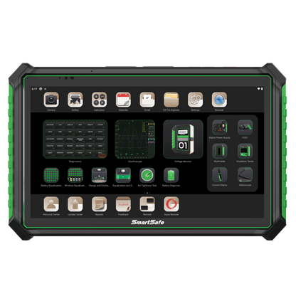 SmartSafe P13 – EV diagnosztikai és akkumulátor tesztelő berendezés (EV Detection Tool, ADAS, Anti-theft, Equalizer, Charge/Discharge)