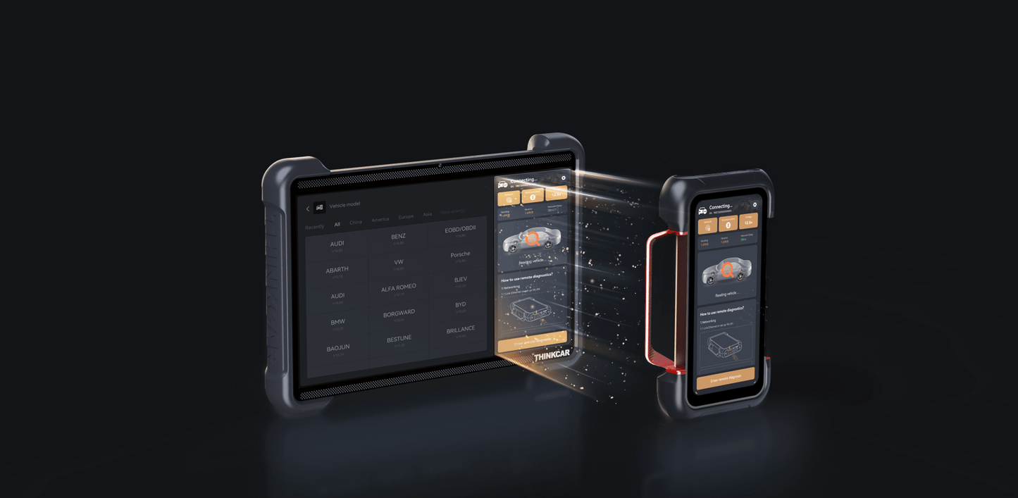 ThinkTool Euro 394 EV Pro – 12" AI Diagnosztikai Eszköz Valós Idejű Dual-Screen Funkcióval Személy + Elektromos autókhoz