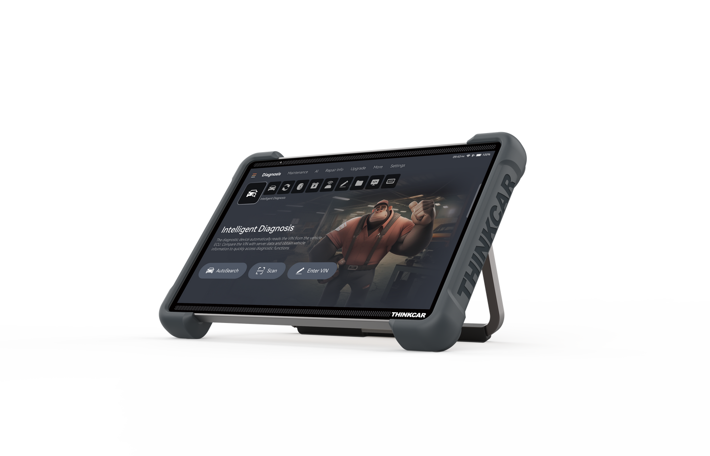 ThinkTool Euro 394 EV Pro – 12" AI Diagnosztikai Eszköz Valós Idejű Dual-Screen Funkcióval Személy + Elektromos autókhoz