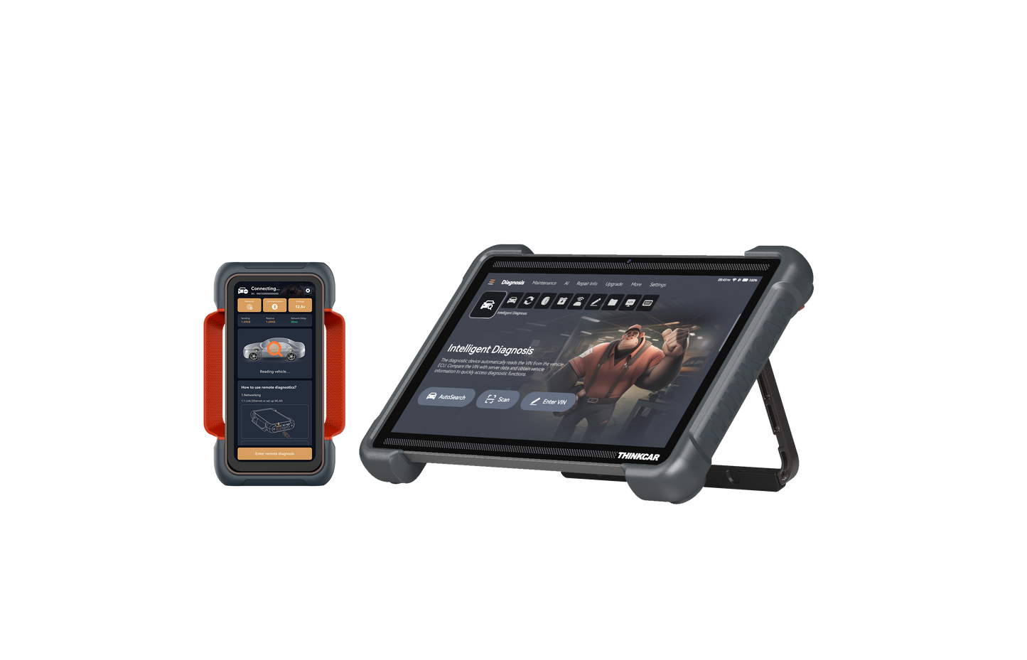 ThinkTool Euro 394 EV Pro – 12" AI Diagnosztikai Eszköz Valós Idejű Dual-Screen Funkcióval Személy + Elektromos autókhoz