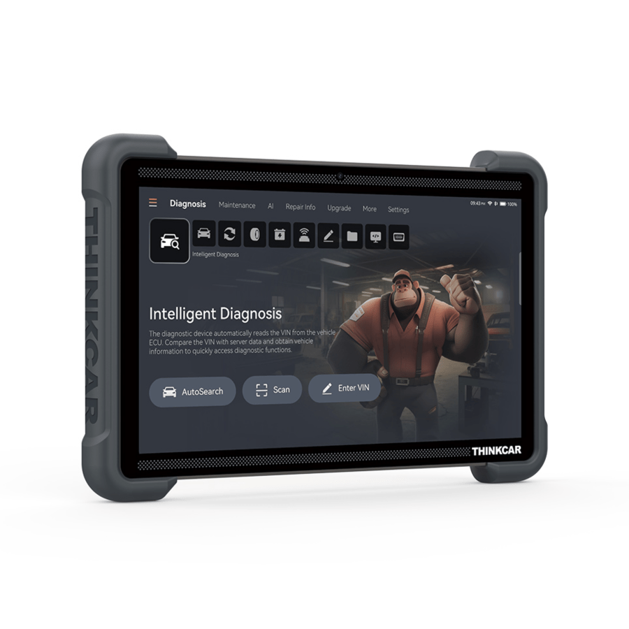 ThinkTool Euro 394 EV Pro – 12" AI Diagnosztikai Eszköz Valós Idejű Dual-Screen Funkcióval Személy + Elektromos autókhoz