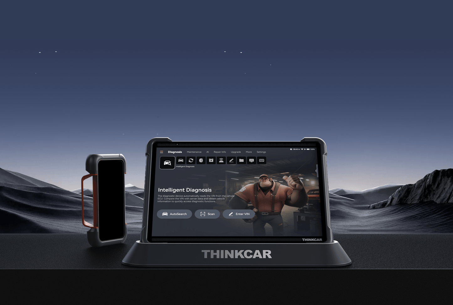 ThinkTool Euro 399 HD EV Ultra – 14" AI Diagnosztikai Eszköz Dual Vehicle Támogatással , személyautó + elektromos autó + teherautó diagnosztikával
