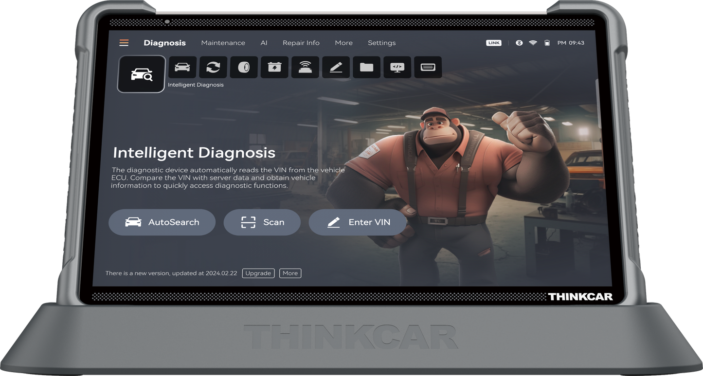 ThinkTool Euro 399 HD EV Ultra – 14" AI Diagnosztikai Eszköz Dual Vehicle Támogatással , személyautó + elektromos autó + teherautó diagnosztikával