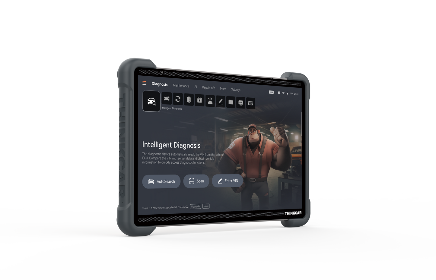 ThinkTool Euro 399 HD EV Ultra – 14" AI Diagnosztikai Eszköz Dual Vehicle Támogatással , személyautó + elektromos autó + teherautó diagnosztikával