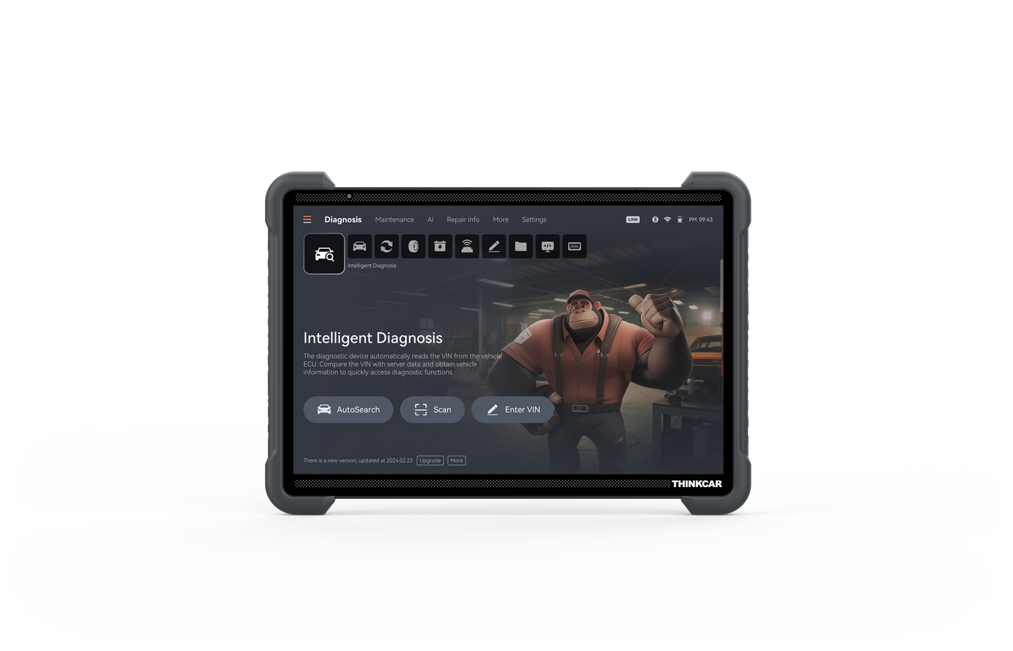 ThinkTool Euro 399 HD EV Ultra – 14" AI Diagnosztikai Eszköz Dual Vehicle Támogatással , személyautó + elektromos autó + teherautó diagnosztikával