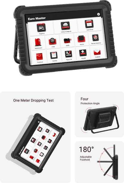 THINKCAR THINKTOOL Euro Master – 10” professzionális autódiagnosztikai tablet, 41 szerviz reset, opcionális ADAS és HD diagnosztika