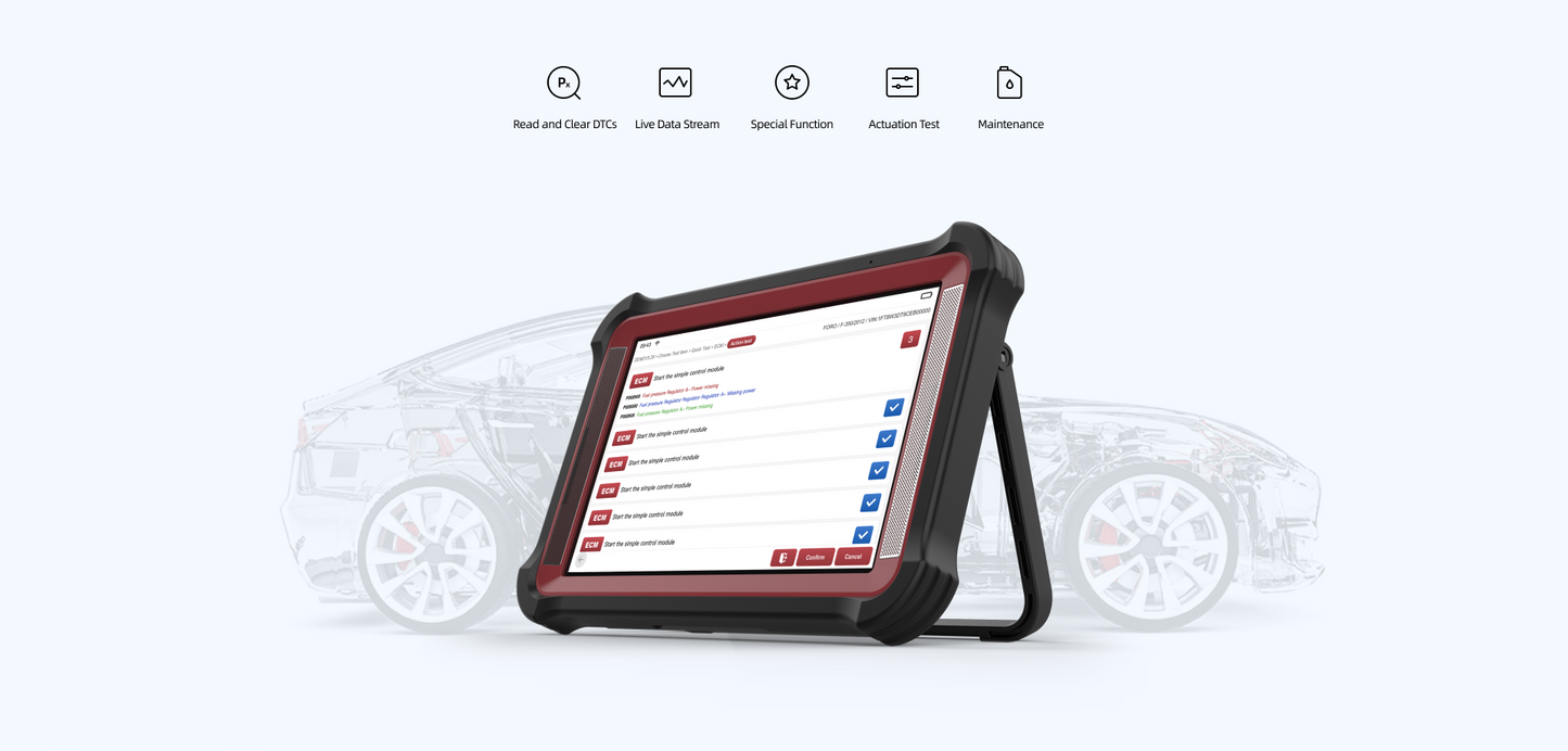 THINKCAR THINKTOOL X10 – 10” professzionális távdiagnosztikai tablet, videóhívás, 41 szerviz reset, ECU programozás, opcionális HD diagnosztika