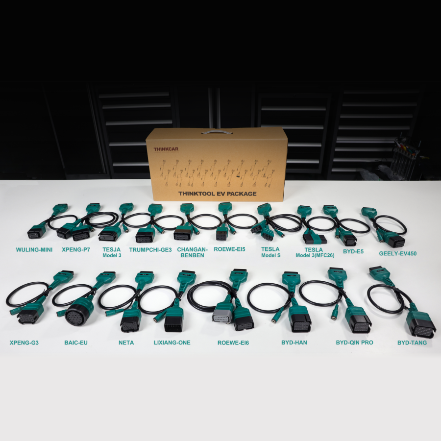 THINKCAR ThinkTool EV Package – Elektromos autó diagnosztikai csomag 18 csatlakozóval és 70+ EV márkához