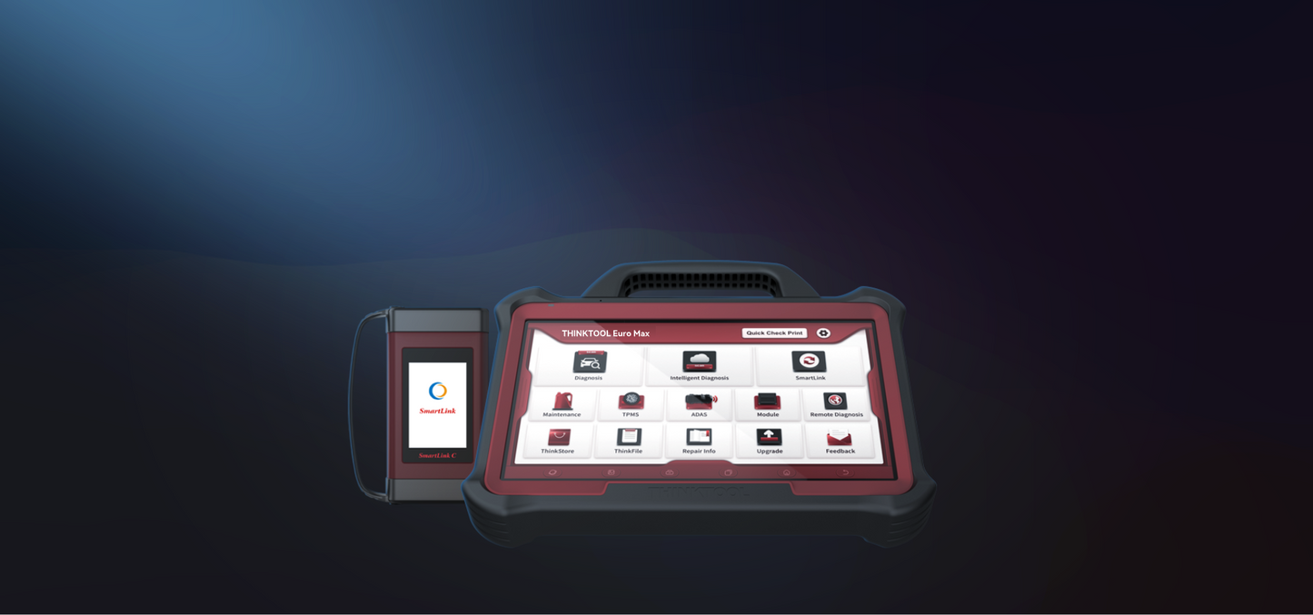 THINKCAR THINKTOOL Euro Max – professzionális 13,3” autódiagnosztikai tablet, J2534, DoIP, CAN FD, opcionális ADAS és HD diagnosztika