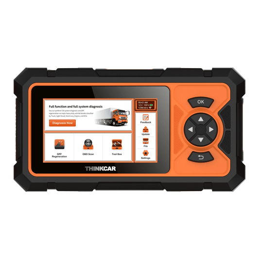 THINKCAR THINKSCAN HD – DIY szintű teherautó diagnosztikai szkenner 31 márkához, DPF regenerálással