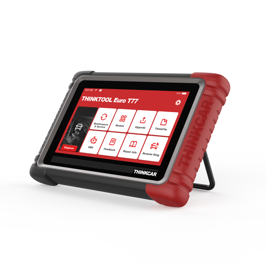 THINKCAR THINKTOOL T77 – 7” Plug&Play OBD2 diagnosztikai tablet, 34 szerviz reset, CAN FD és DoIP támogatással