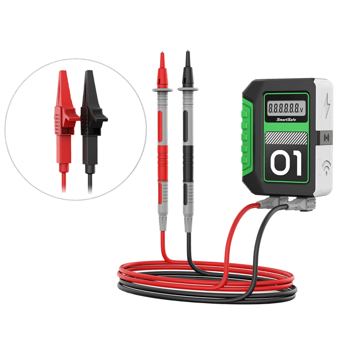SmartSafe VM13 – Vezeték nélküli feszültségmérő műszer (Wireless Voltage Monitor, Multi-Channel DC Tester, 0–1000V, Bluetooth/Wi-Fi)