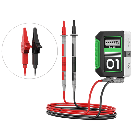 SmartSafe VM13 – Vezeték nélküli feszültségmérő műszer (Wireless Voltage Monitor, Multi-Channel DC Tester, 0–1000V, Bluetooth/Wi-Fi)